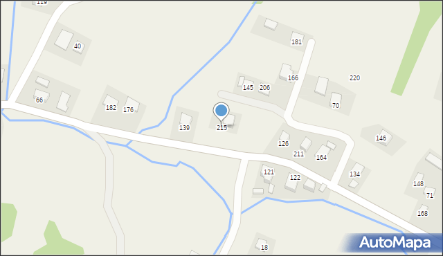 Podole-Górowa, Podole-Górowa, 215, mapa Podole-Górowa