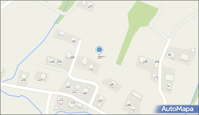 Podole-Górowa, Podole-Górowa, 220, mapa Podole-Górowa