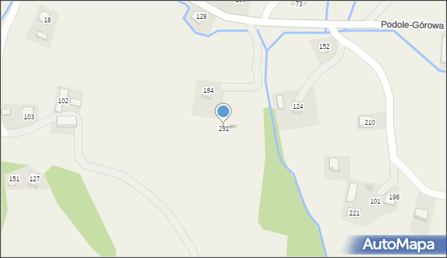 Podole-Górowa, Podole-Górowa, 231, mapa Podole-Górowa