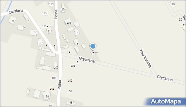 Podolszyn, Polna, 106B, mapa Podolszyn