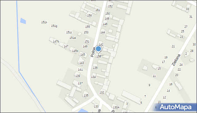 Podolszyn, Polna, 138, mapa Podolszyn