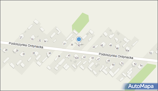Podolszynka Ordynacka, Podolszynka Ordynacka, 41, mapa Podolszynka Ordynacka
