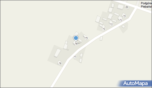 Podolszynka Ordynacka, Podolszynka Ordynacka, 76, mapa Podolszynka Ordynacka