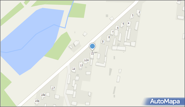 Podolszynka Plebańska, Podolszynka Plebańska, 11, mapa Podolszynka Plebańska