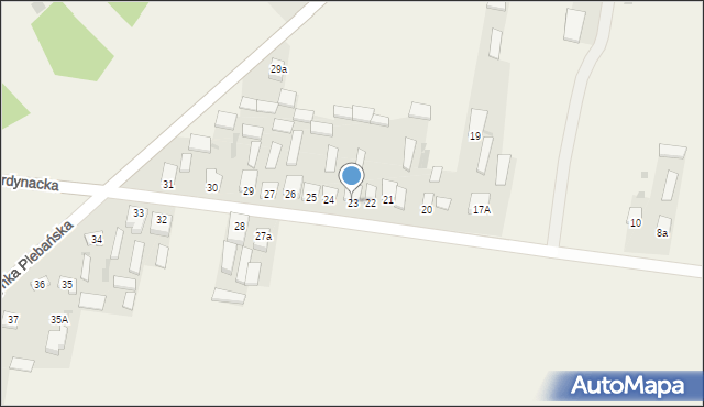 Podolszynka Plebańska, Podolszynka Plebańska, 23, mapa Podolszynka Plebańska