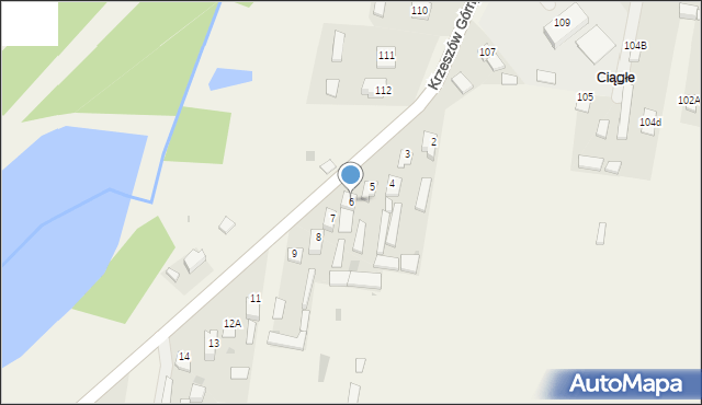 Podolszynka Plebańska, Podolszynka Plebańska, 6, mapa Podolszynka Plebańska