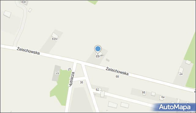 Podosie, Podosie, 63r, mapa Podosie