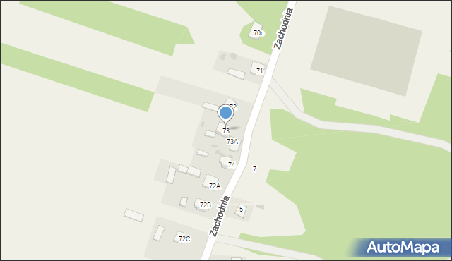 Podosie, Podosie, 73, mapa Podosie