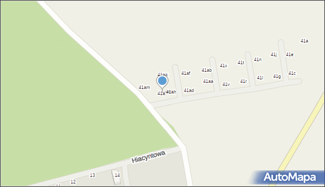 Podpniewki, Podpniewki, 41aj, mapa Podpniewki