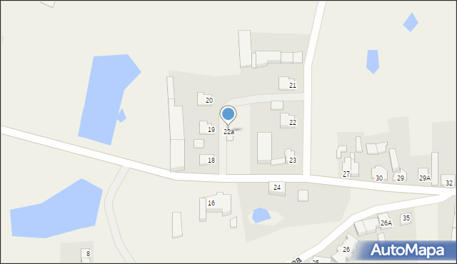 Podróżna, Podróżna, 22a, mapa Podróżna