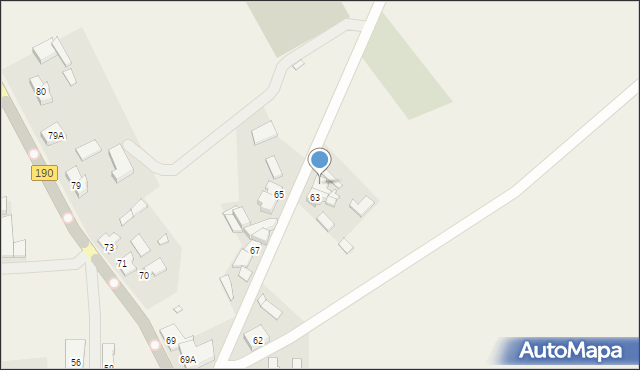 Podróżna, Podróżna, 64, mapa Podróżna