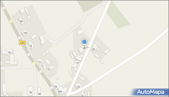 Podróżna, Podróżna, 65, mapa Podróżna