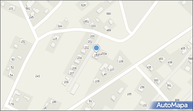 Podrzecze, Podrzecze, 153, mapa Podrzecze