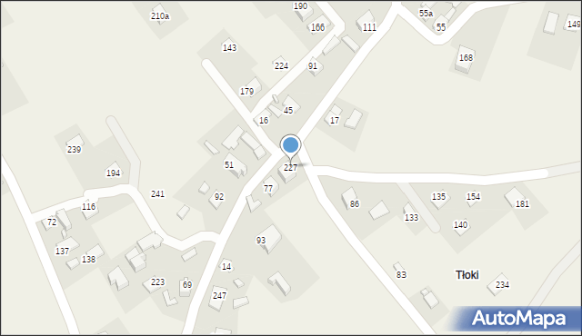 Podrzecze, Podrzecze, 227, mapa Podrzecze