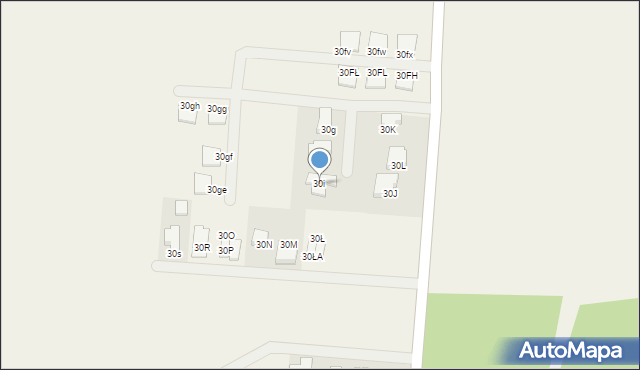 Podrzecze, Podrzecze, 30i, mapa Podrzecze