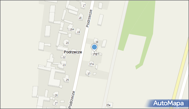 Podrzecze, Podrzecze, 37B, mapa Podrzecze