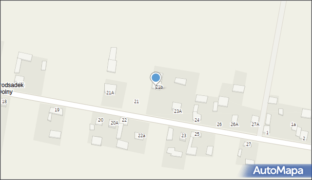 Podsadek, Podsadek, 23B, mapa Podsadek