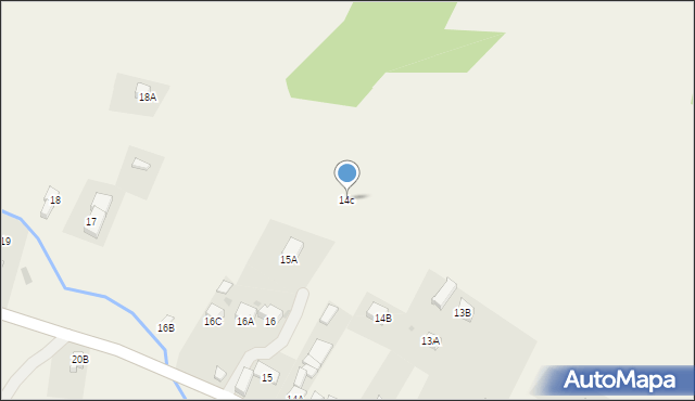 Podsarnie, Podsarnie, 14c, mapa Podsarnie