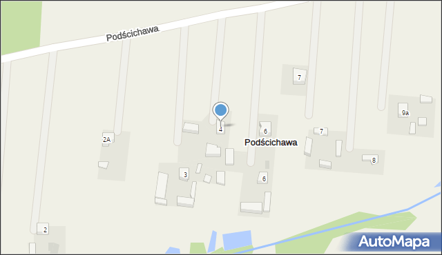 Podścichawa, Podścichawa, 4a, mapa Podścichawa