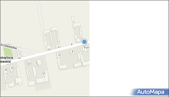 Podskarbice Królewskie, Podskarbice Królewskie, 7, mapa Podskarbice Królewskie