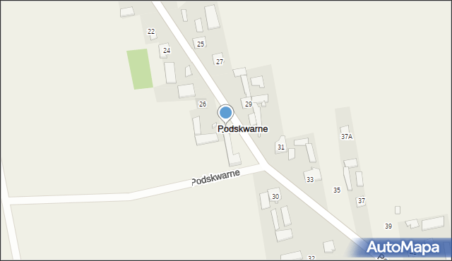 Podskwarne, Podskwarne, 28, mapa Podskwarne