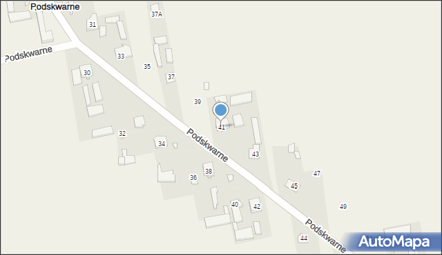 Podskwarne, Podskwarne, 41, mapa Podskwarne