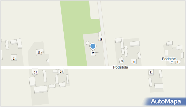 Podstoła, Podstoła, 27, mapa Podstoła
