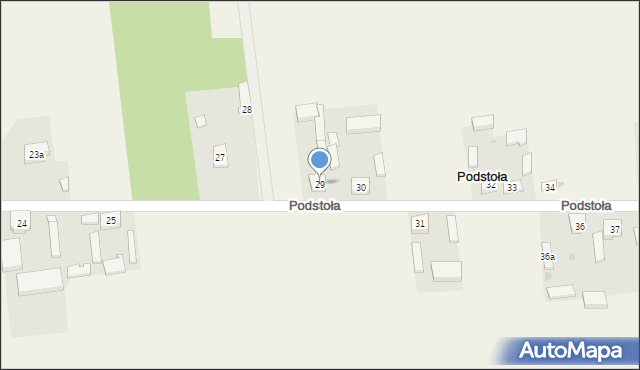 Podstoła, Podstoła, 29, mapa Podstoła