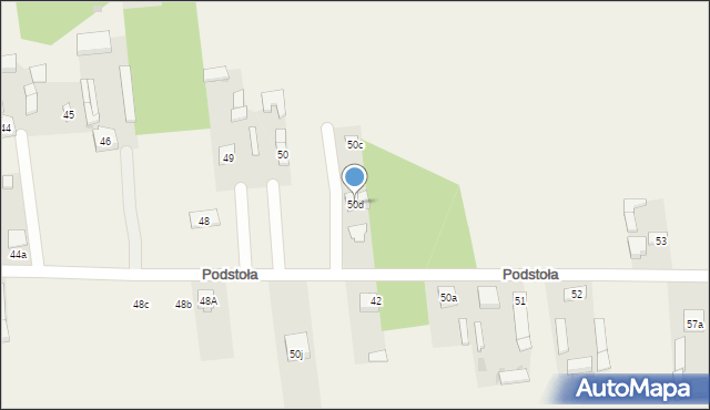 Podstoła, Podstoła, 50d, mapa Podstoła