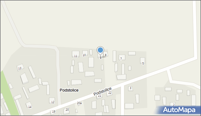 Podstolice, Podstolice, 9, mapa Podstolice