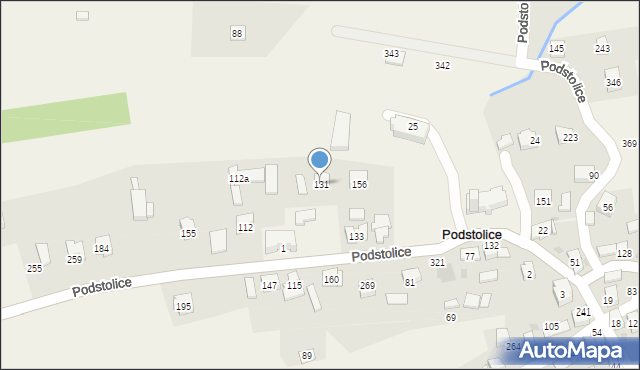 Podstolice, Podstolice, 131, mapa Podstolice