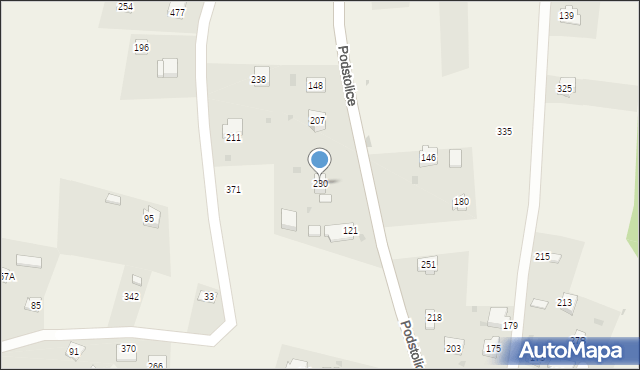 Podstolice, Podstolice, 230, mapa Podstolice