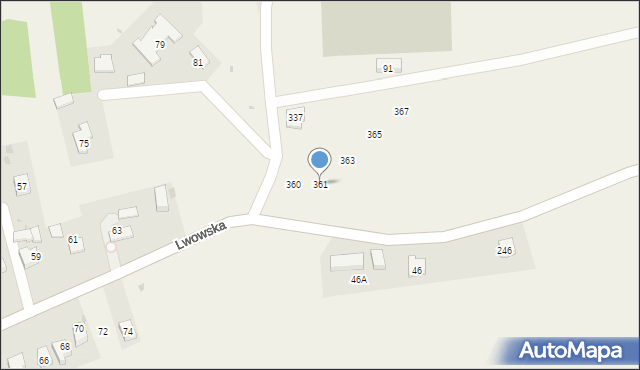 Podstolice, Podstolice, 361, mapa Podstolice