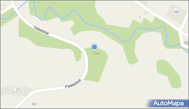Podstolice, Podstolice, 394, mapa Podstolice