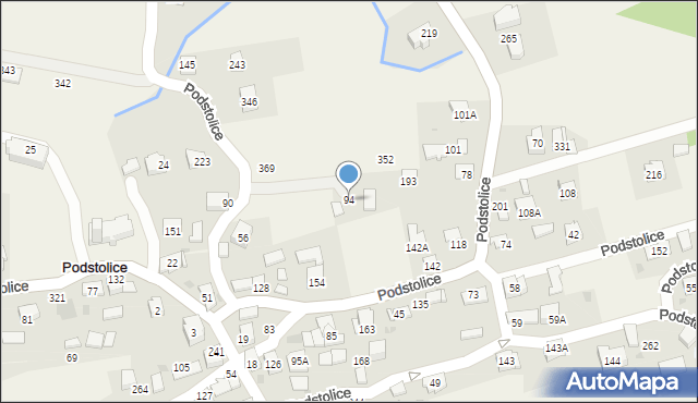 Podstolice, Podstolice, 94, mapa Podstolice