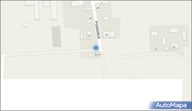 Podstolice, Podstolice, 21, mapa Podstolice