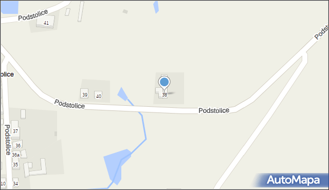 Podstolice, Podstolice, 38, mapa Podstolice