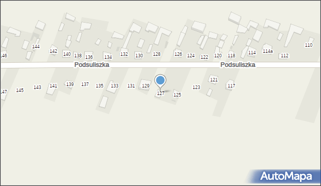 Podsuliszka, Podsuliszka, 127, mapa Podsuliszka