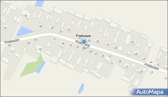 Podsusze, Podsusze, 29b, mapa Podsusze