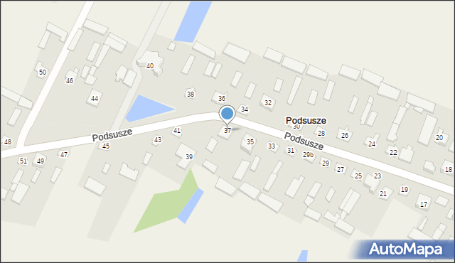 Podsusze, Podsusze, 37, mapa Podsusze