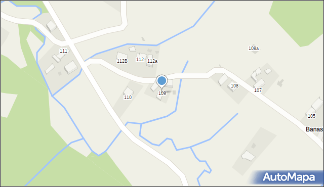 Podszkle, Podszkle, 109, mapa Podszkle