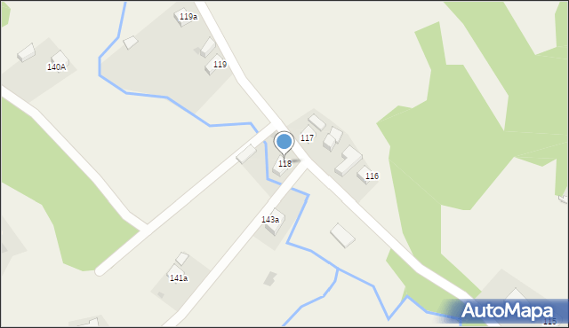 Podszkle, Podszkle, 118, mapa Podszkle