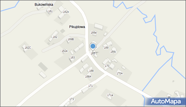 Podszkle, Podszkle, 165, mapa Podszkle