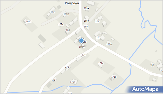Podszkle, Podszkle, 168A, mapa Podszkle
