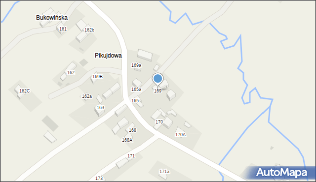 Podszkle, Podszkle, 169, mapa Podszkle