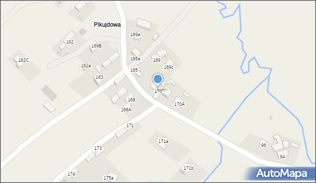 Podszkle, Podszkle, 170, mapa Podszkle