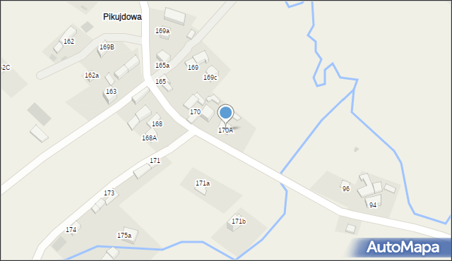 Podszkle, Podszkle, 170A, mapa Podszkle