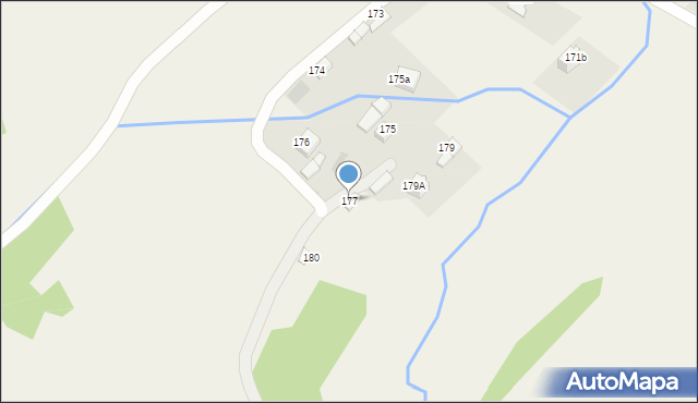 Podszkle, Podszkle, 177, mapa Podszkle