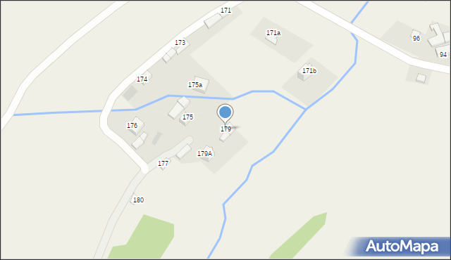 Podszkle, Podszkle, 179, mapa Podszkle