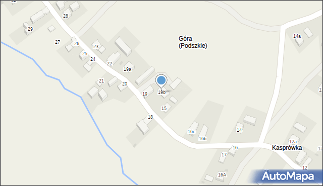 Podszkle, Podszkle, 19b, mapa Podszkle